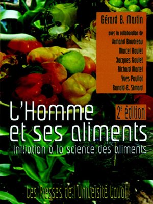 cover image of Homme et ses aliments L' 2e édi